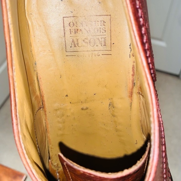 Oliver Francois Ausoni Wingtip Leather Oxfords. - Picture 12 of 14
